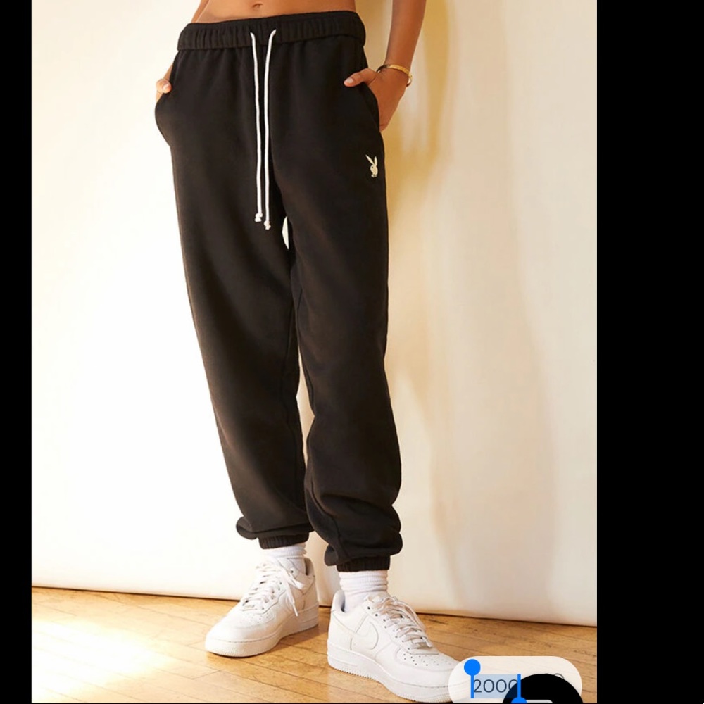 Pacsun Playboy Sweatpants black - Picture 3 of 4